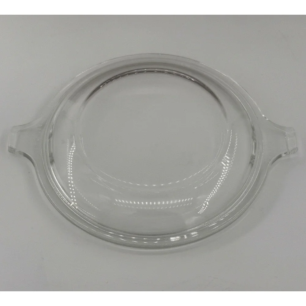 Pyrex Clear Glass Lid 681-C-6 Vintage Replacement 7 Inch Handle to Handle 5 Inch